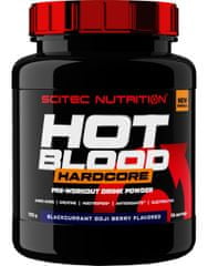 Scitec Nutrition Hot Blood Hardcore 700 g, černý rybíz-goji