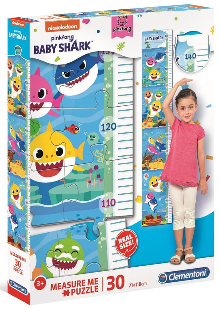 Clementoni Puzzle metr Baby Shark 30 dílků
