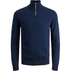 Jack&Jones Pánský svetr JJEEMIL 12189339 Navy Blazer (Velikost L)