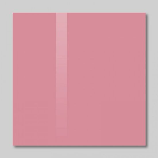 SOLLAU Skleněná magnetická tabule růžová perlová 40 x 60 cm