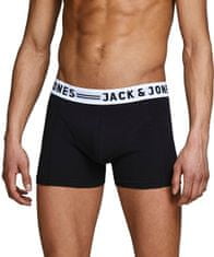 Jack&Jones 3 PACK - pánské boxerky 12081832 Light Grey Melange (Velikost S)