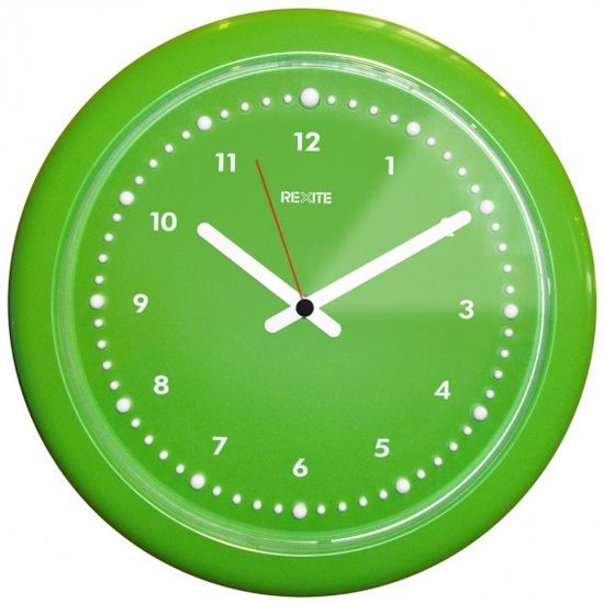 Rexite ZERO Green - nástěnné hodiny - DOPRODEJ
