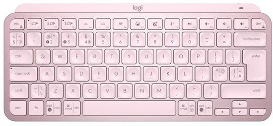 Logitech MX Keys Mini, US, růžová (920-010500)