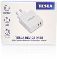 TESLA Device PA65 USB-C nabíjecí adaptér 65W 3v1 (8595689802813)