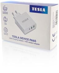 TESLA Device PA65 USB-C nabíjecí adaptér 65W 3v1 (8595689802813)