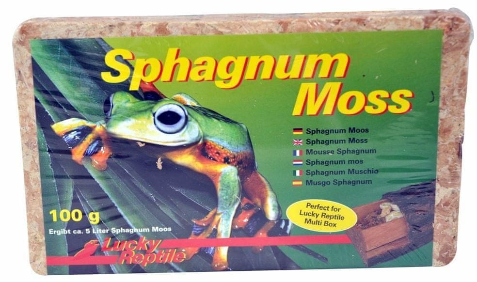 Lucky Reptile Sphagnum Moss - rašeliník 100 g/5 l