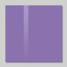 SOLLAU Skleněná magnetická tabule fialová kobaltová 48 x 48 cm
