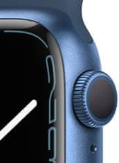 Apple Watch Series 7, 41mm Blue Aluminium Case Abyss Blue Sport Band MKN13HC/A