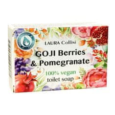 Laura Collini Mýdlo Goji berries & pomegranate 100g, 100% VEGAN