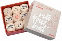 Rohema Groove Cubes 618111 sada 9 bukových kostek s vytištěnými notami