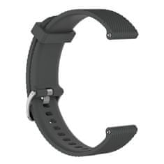BStrap Silicone Bredon řemínek na Samsung Gear S3, dark gray
