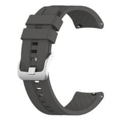 BStrap Silicone Cube řemínek na Huawei Watch 3 / 3 Pro, dark gray