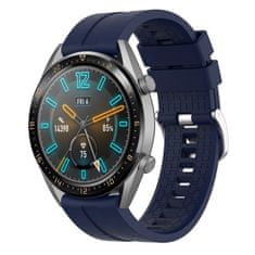 BStrap Silicone Cube řemínek na Huawei Watch GT3 46mm, dark blue