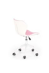 Halmar Dětská židle na kolečkách Matrix 3 - růžová