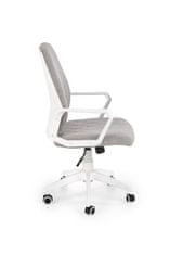 Halmar Kancelářská židle s područkami Spin 2 - béžová/bílá