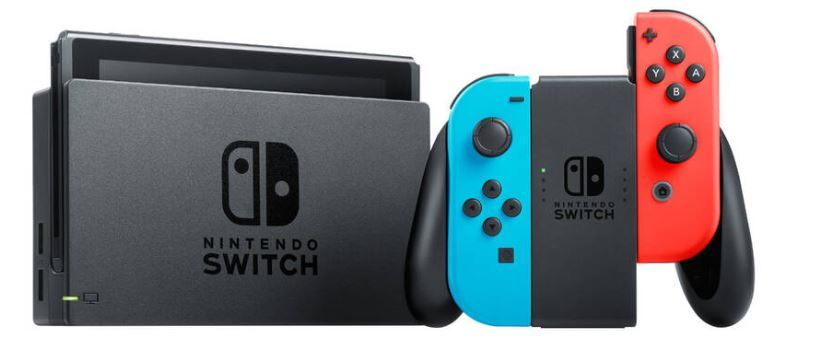 Levně Nintendo Switch – OLED, červená/modrá (NSH007)