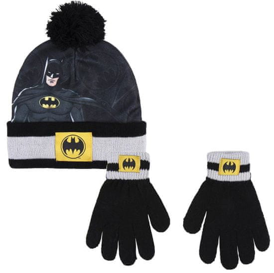 Disney chlapecký černý set čepice a rukavic Batman 2200007930