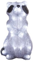 Emos LED dekorace – svítící mýval, 39 cm, venkovní i vnitřní, studená bílá, časovač