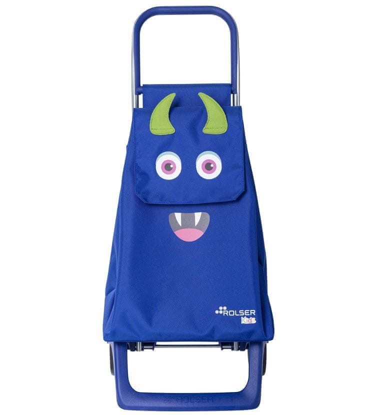 Rolser Monster Kid MF Joy 2 dětská nákupní taška na kolečkách, modrá