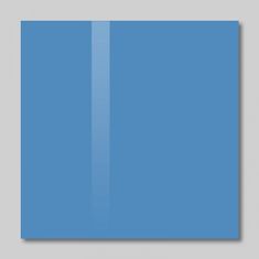 SOLLAU Skleněná magnetická tabule modrá coelinová 40 x 60 cm