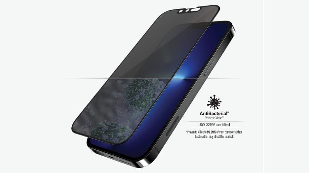 PanzerGlass Privacy Apple iPhone 2022 6.1 palce P2783 s instalačním rámečkem