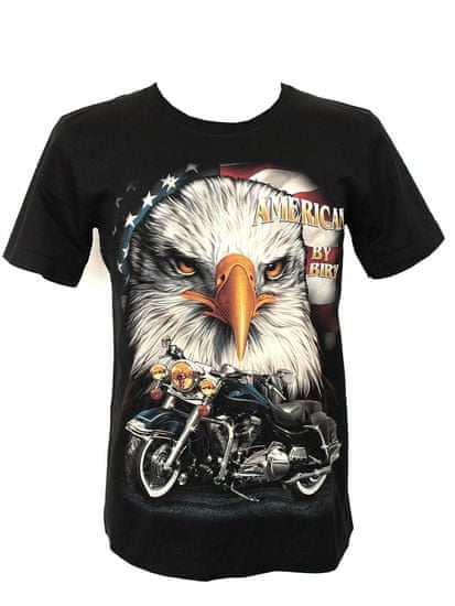 Rock Eagle Moto tričko American Eagle, černé, THRE03