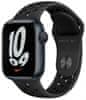 Apple Watch Nike Series 7, 41mm Midnight Aluminium Case with Anthracite/Black Nike Sport Band MKN43HC/A