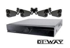 DI-WAY Zvýhodněný set: DI-WAY Analog 4+1 kamerový systém