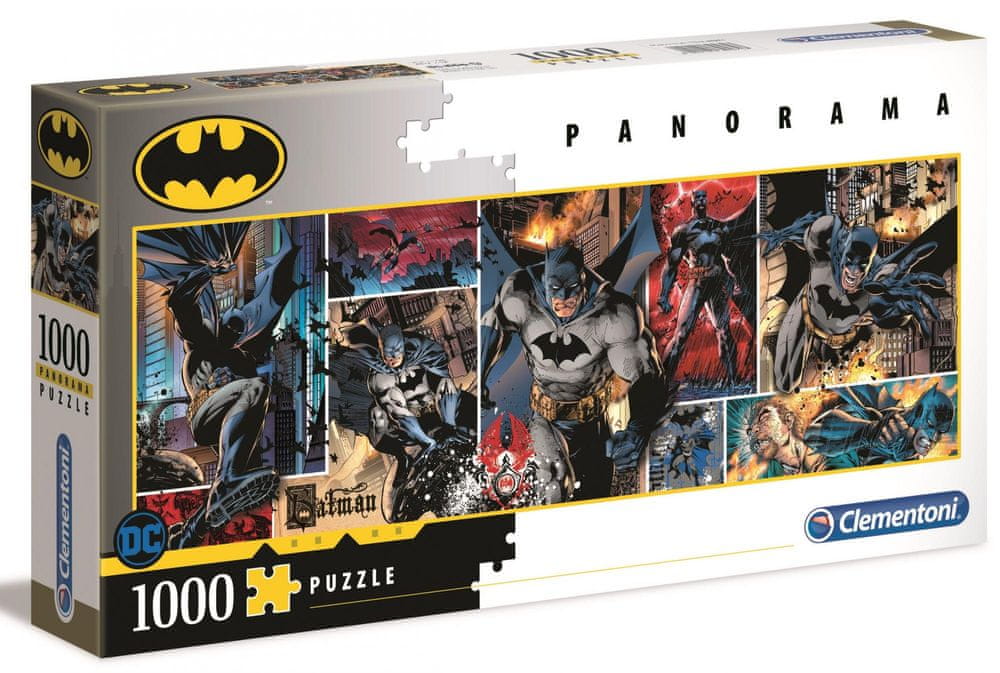 Clementoni Puzzle Panorama - Batman, 1000 dílků