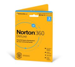Norton NORTON 360 DELUXE 25GB +VPN 1 UŽIVATEL PRO 3 ZAŘÍZENÍ NA 1 ROK- ELEKTRONICKÁ LICENCE