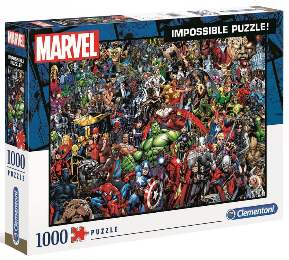 Clementoni Puzzle Impossible: Marvel 1000 dílků