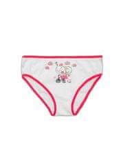 BERRAK Bílé a tmavě růžové kalhotky pro dívky, velikost 140/146