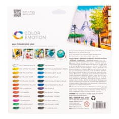 Deli stationery Akrylové barvy 24 barev, 12ml