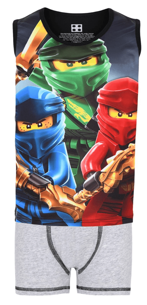 LEGO Wear chlapecký set tílka a boxerek Ninjago LW-12010327 92/98 vícebarevná