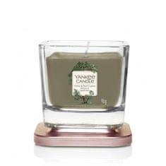 Yankee Candle Aromatická svíčka malá hranatá Vetiver & Black Cypress 96 g