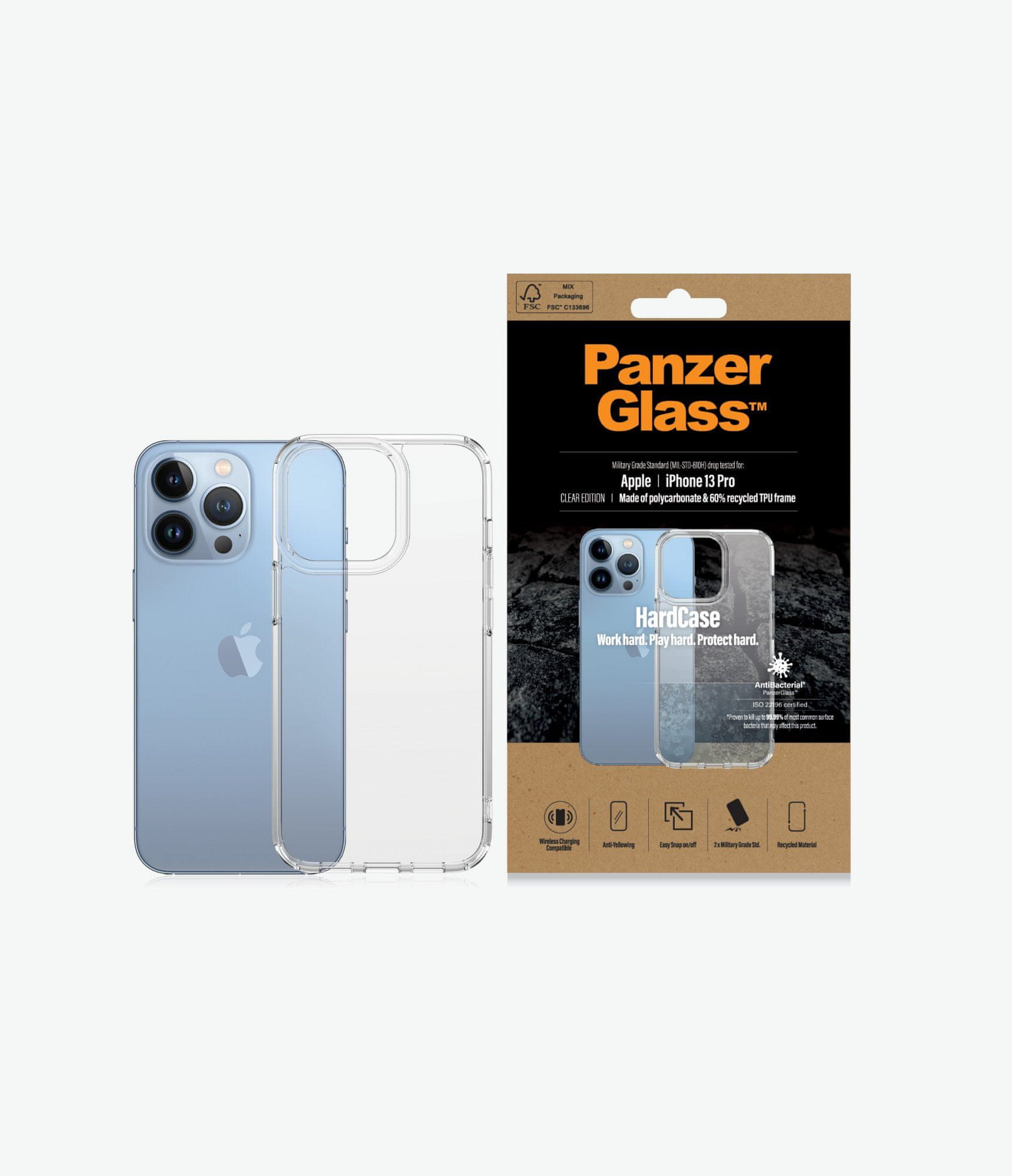 PanzerGlass HardCase pro Apple iPhone 13 Pro 0323 - rozbaleno