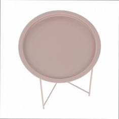 ATAN Příruční stolek s odnímatelným tácem RENDER - nude růžový