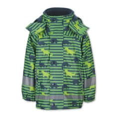 Sterntaler bunda do deště zelená s odpínací fleece mikinou dino 5652111, 80