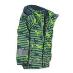 Sterntaler bunda do deště zelená s odpínací fleece mikinou dino 5652111, 80