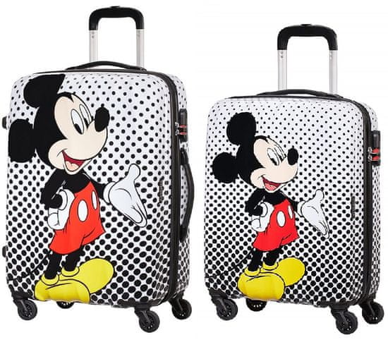 American Tourister Sada kufrů Mickey Mouse Polka Dot 2-set S+M