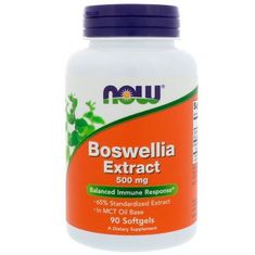 NOW Boswellia Extrakt (kadidlovník pilovitý) 500mg, 90 softgelových kapslí