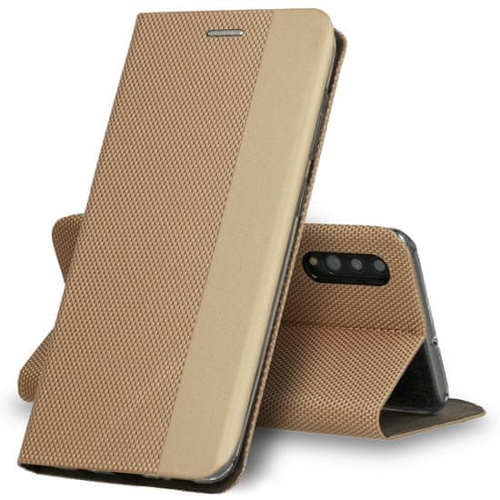 IZMAEL Vennus sensitive knižkové pouzdro pro Samsung Galaxy A70 - Zlatá KP17705