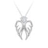 Něžný stříbrný náhrdelník Angelic Hope 5293 00 (Délka 40 cm)