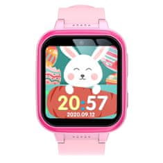 NEOGO SmartWatch GK90, chytré hodinky pro děti, růžové