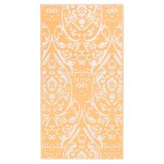 Vidaxl Venkovní koberec oranžový a bílý 80 x 150 cm PP