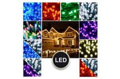 CoolCeny Vánoční venkovní LED řetězy - Efektní světelný řetěz - 21 metrů - Vícebarevný