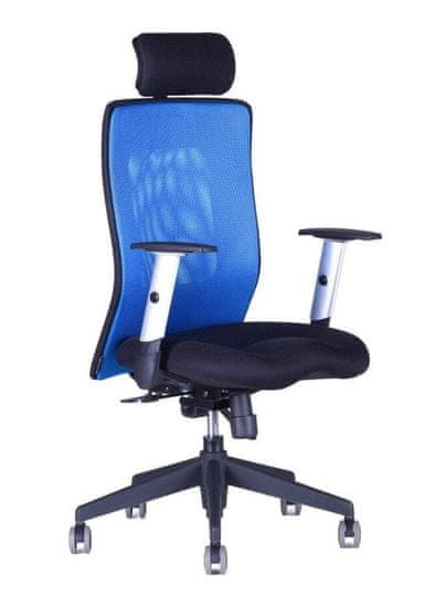 Office Pro Kancelářská židle Calypso Grand modrá s podhlavníkem SP1