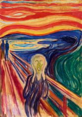 Blue Bird Puzzle Munch - The Scream, 1910 1000 dílků
