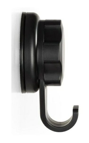 Levně Compactor Malé háčky na stěnu Bestlock Black s přísavkami bez vrtání,nosnost až 3 kg, 4 ks