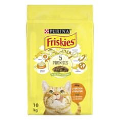 Friskies Cat s kuřetem a zeleninou 10 kg